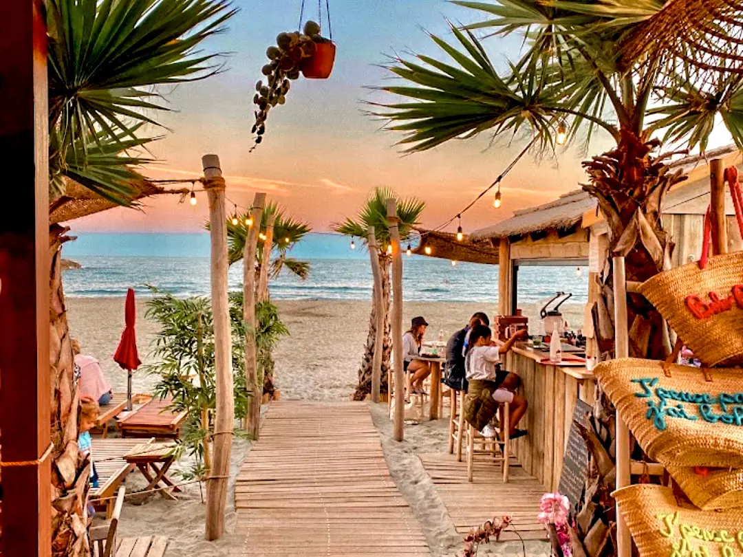 boho beach restaurant plage privée